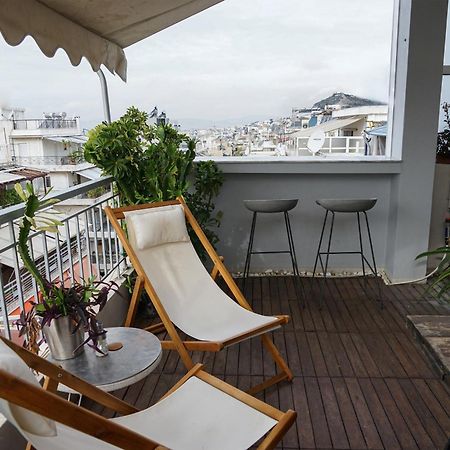 Small & Cozy With Acropolis & Lycabettus View Athen Exterior foto