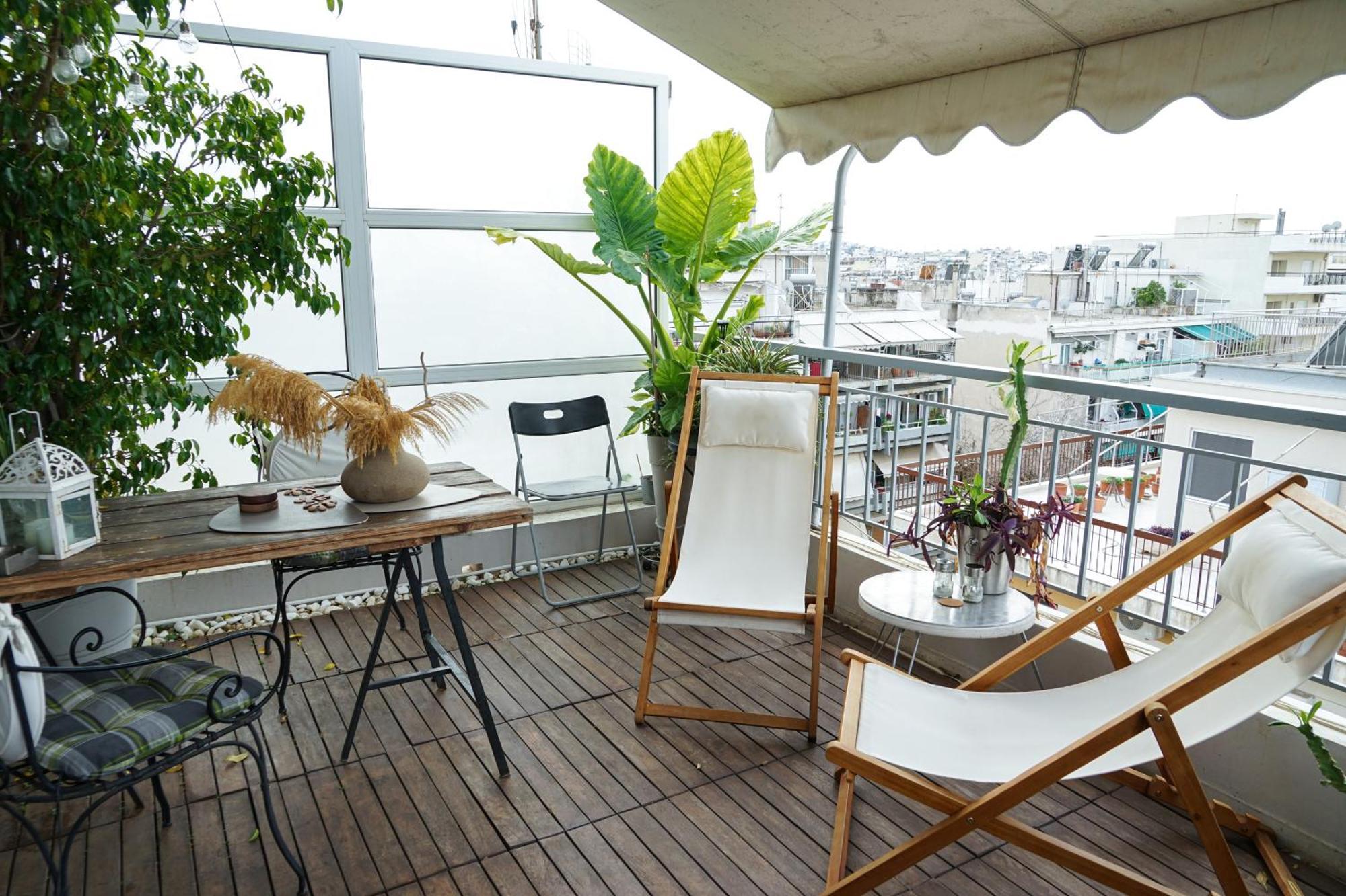 Small & Cozy With Acropolis & Lycabettus View Athen Exterior foto